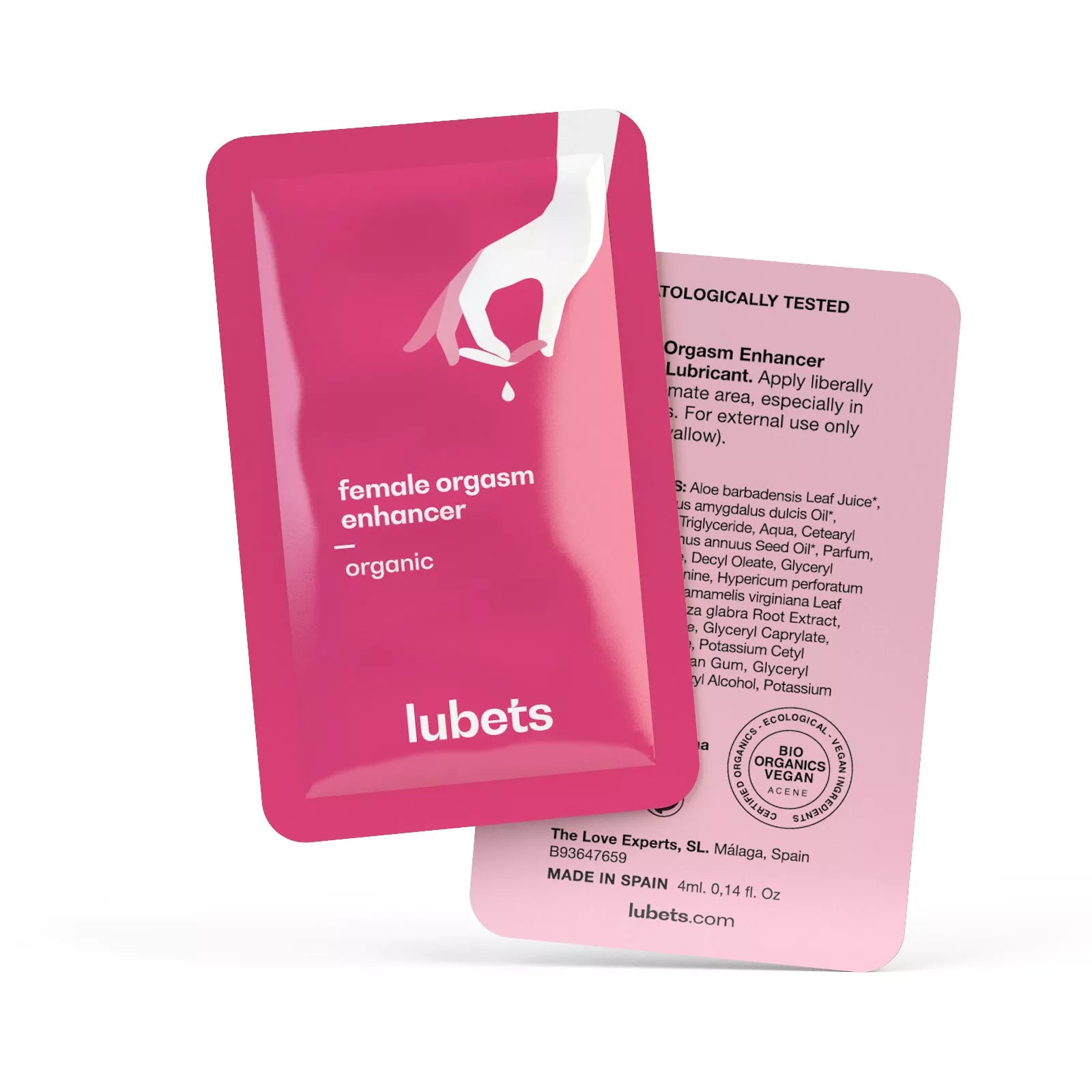 Lubets Pocket Sensation Stimulator: Orgasm stimulating lubricant for women. 