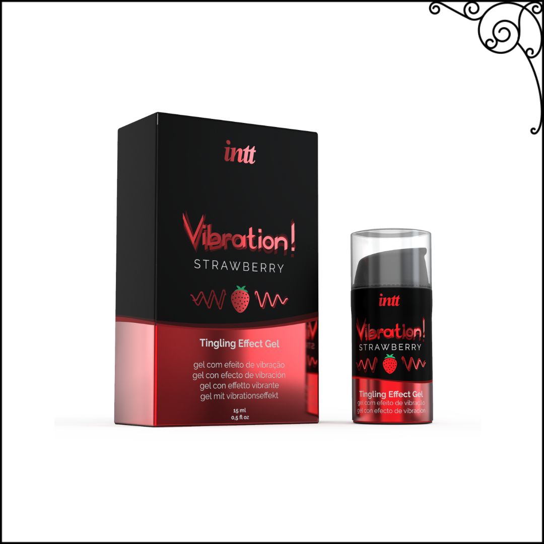 Intt Kissable Strawberry Flavour Vibrating Gel 