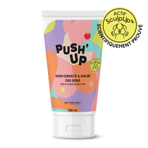 Push'Up is a firming, straightening and breast augmentation cream 