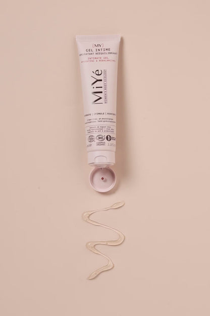 Moisturizing and balancing gel for the sensitive area against vaginal dryness